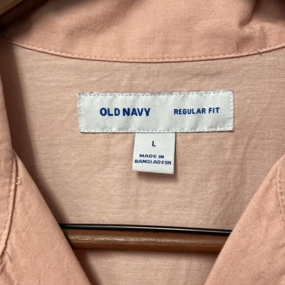 Old Navy Mens Regular Fit Summer Shirts Size L - Picture 2 of 11